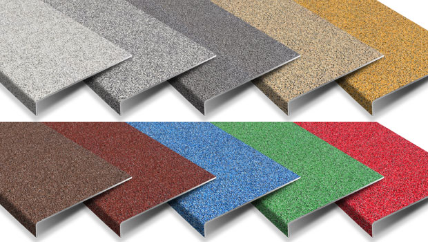 Anti slip stair tread covers Colourdec range by safe tread. Anti slip stair tread covers Colourdec range by safe tread.