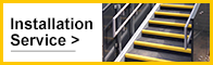 Anti Slip Installation Service. Anti slip stair floor installation service.