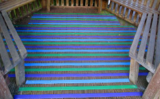 Fine grit Anti-Slip Decking Strips Ideal for School safety.