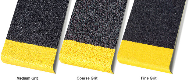 Anti slip Stair Tread Covers grit grade comparison. anti slip stair treads grit comparison