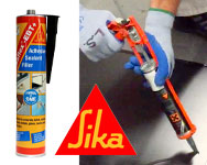 Sikaflex adhesive sealant.