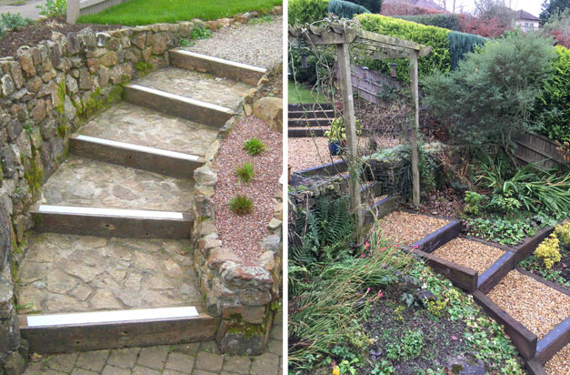 Decking strips keep your garden steps and looking beautiful and safe. Decking strips keep your garden steps and looking beautiful and safe.
