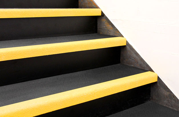 Anti slip stair treads offer a superior slip resistant and hard wearing surface. Anti slip stair treads offer a superior slip resistant and hard wearing surface.